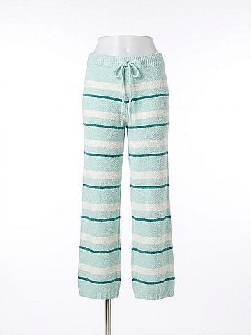 Le Lis Sunday Morning Wide-Leg Sweater Pants in Mint (view 1)
