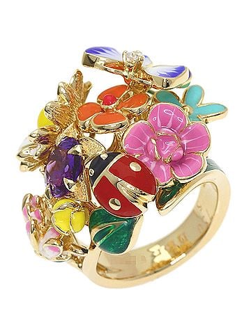 Christian Dior Christian Dior Dior Diorette #51 Ring, 18K Yellow Gold, Women's. (view 2)