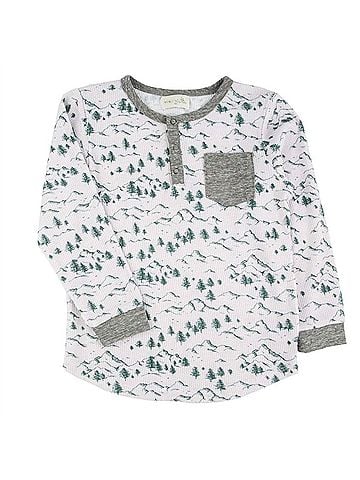 Miki Miette Boys' Parker Waffle Henley Top (view 1)