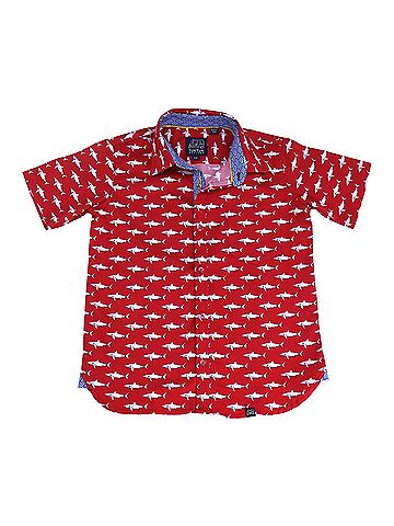 Tuk Tuk Designs Mako Shark Shirt in Red (view 1)