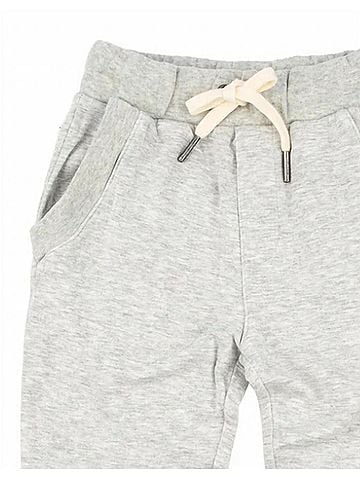 Miki Miette Boy's Ziggy Jogger Pants in Moon Grey (view 2)