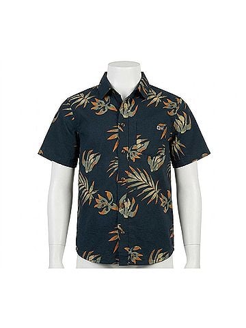 Salty Crew Boy's Oasis Short Sleeve Shirt in Navy (view 1)