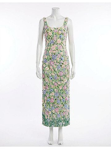 La Fuori Women's Sylvan Mystical Meadow Dress in Green (view 1)