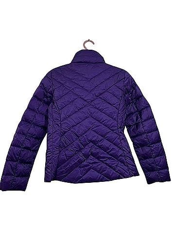 Talbots Down Zip Ultra Light Quilted Puffer Short Jacket Jacket (view 2)