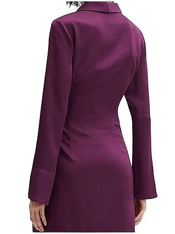 Mango Wrapped Satin Buckled Dress Casual Dress (view 2)