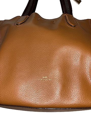 Coach Leather Tote (view 2)