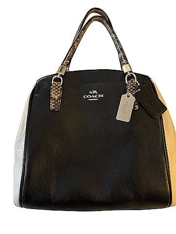 Coach coach Leather Satchel (view 1)