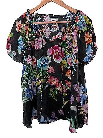 Johnny Was Aruba Kadence Short Sleeve Blouse (view 1)