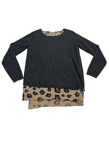 Rebecca Taylor Leo Layered Pullover Sweater (view 1)