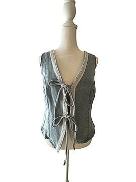 Stitch + Feather Vest (view 1)