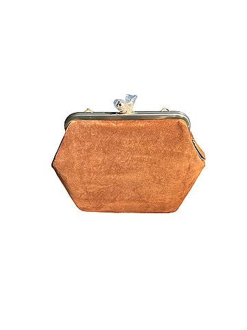 Coach Kisslock Leather Clutch (view 2)
