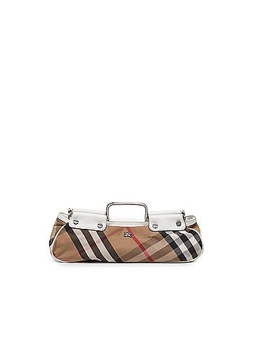 Burberry Supernova Check Canvas Handbag (view 1)