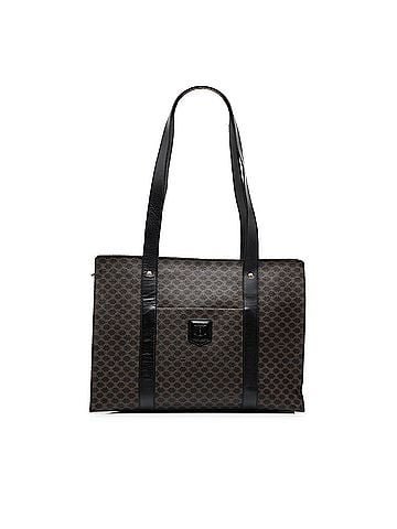 Céline Macadam Coated Canvas Tote (view 1)