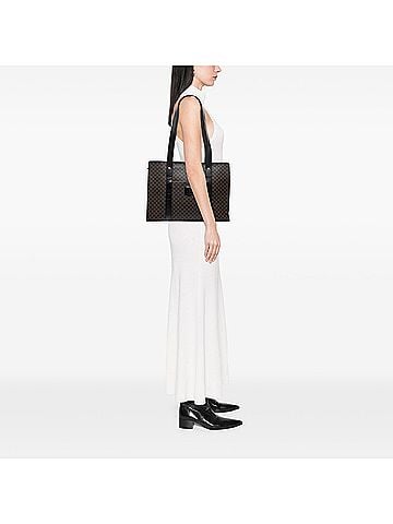 Céline Macadam Coated Canvas Tote (view 2)