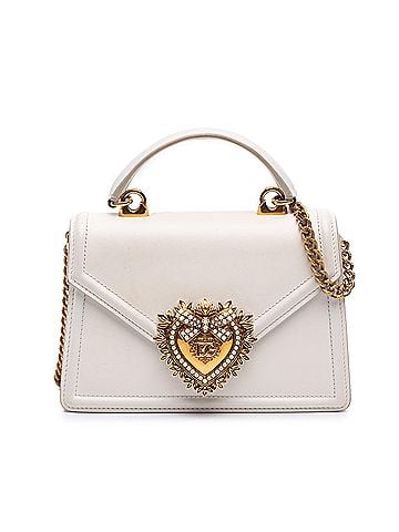 Dolce & Gabbana Small Smooth Calfskin Devotion Satchel (view 1)