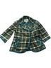 Tabitha 65% Polyester 16% Acrylic 11% Wool 3% Rayon 3% Cotton 2% Nylon 100% Polyester Plaid Green White Black Jacket Size L - photo 4