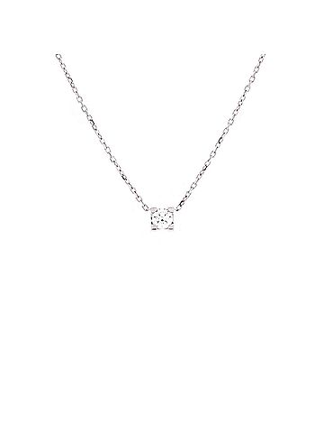 Cartier C de Cartier Necklace 18K White Gold and Diamond 0.10-0.19CT (view 1)