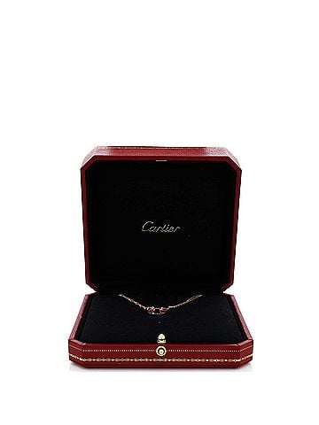 Cartier 2 Diamonds Love Pendant Necklace 18K Rose Gold and Diamonds (view 2)