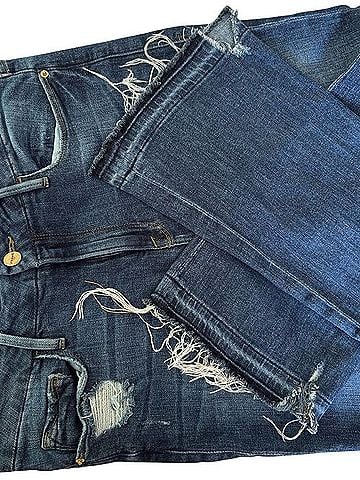 FRAME Denim Le Crop Mini Boot Jeans (view 2)