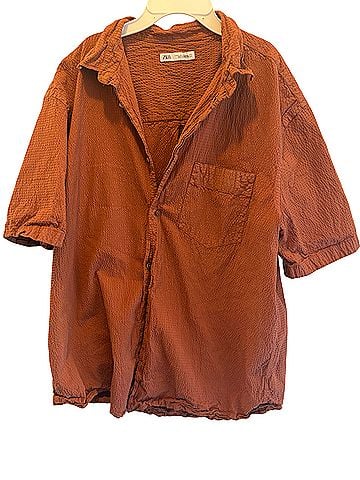 Zara Short Sleeve Button-Down Shirt (view 1)