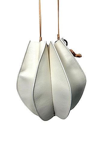 Ulla Johnson Lotus Flower Pochette Leather Bucket Bag (view 1)