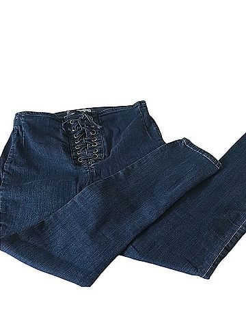 Free People Lace-Up Skinny Jeans Jeans (view 1)