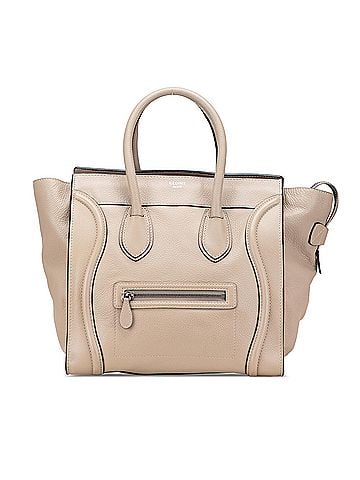 Céline Mini Calfskin Luggage Tote (view 1)