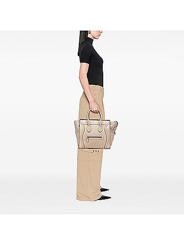 Céline Mini Calfskin Luggage Tote (view 2)