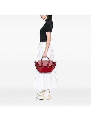 Céline Small Leather Tie Tote (view 2)