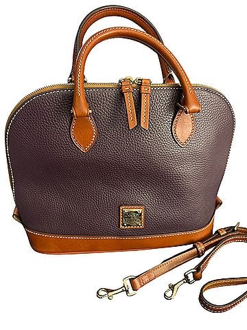 Dooney & Bourke Leather Satchel (view 2)