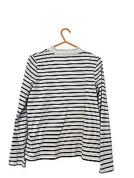 Boden Striped Ruffle Collar Long Sleeve Top (view 2)