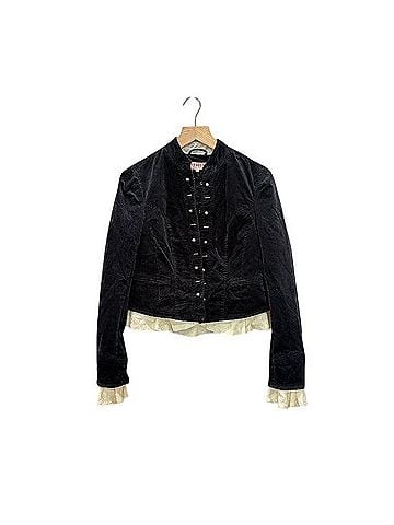 Free People Cloud Nine Ruffle Band Jacket Jacket (view 1)
