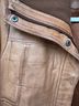Context 100% Leather Brown Leather Jacket Size S - photo 4