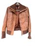 Context 100% Leather Brown Leather Jacket Size S - photo 1