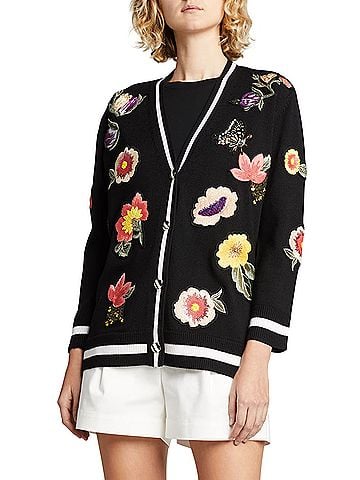 Alice + Olivia Bradford Cardigan (view 1)