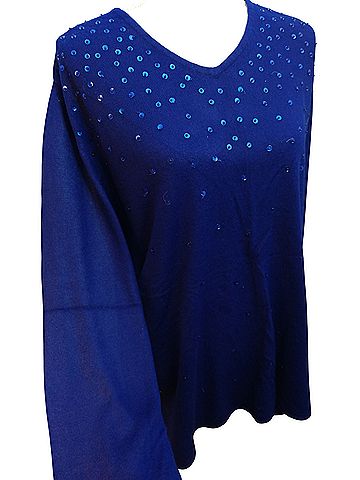 Norton McNaughton colorful embellished Long Sleeve Top (view 2)