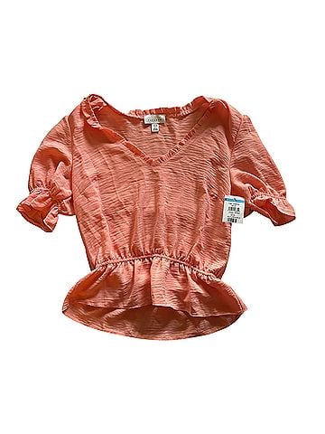 Topshop Short Sleeve Blouse (view 1)