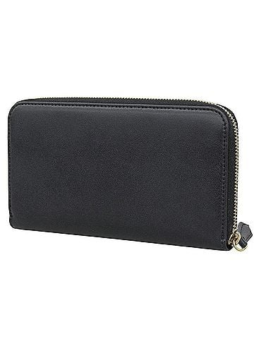 Fendi Fendi FENDI Round Long Wallet 8M0299 Leather Studs Black (view 2)