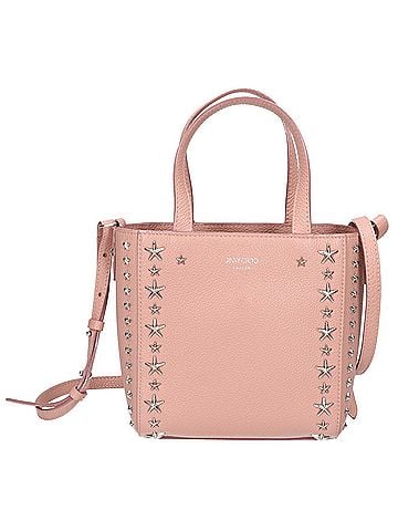 Jimmy Choo JIMMY CHOO MINI PEGASI UUF Studded 2-Way Shoulder Handbag Blossom Silver Women's (view 1)