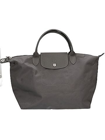 Longchamp Longchamp Le Pliage Neo M 2-Way Shoulder Tote Bag, Gray, Women's (view 1)