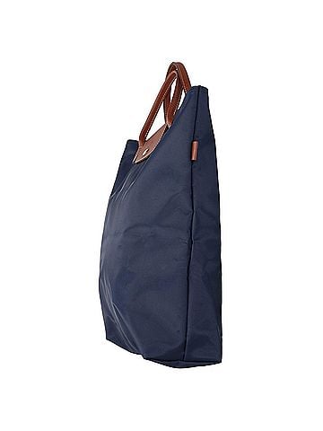 Longchamp Longchamp Le Pliage Original M Recycled Polyamide Canvas x Leather Tote Bag Navy Women's (view 2)