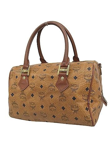 MCM MCM Visetos Brown Handbag (view 2)