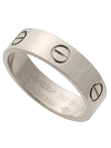 Cartier Cartier Love Ring, 6.9g, 18K White Gold, Size #59 (approx. US) (view 1)