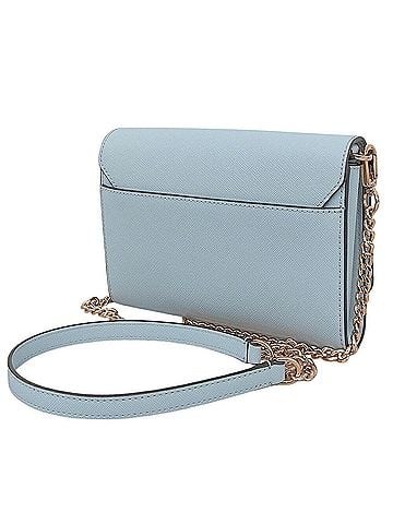 Tory Burch Tory Burch Chain Wallet Shoulder Bag 82328 Leather Light Blue (view 2)
