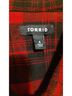 Torrid Plaid Red Black Jacket Size 4 - photo 3