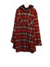 Torrid Plaid Red Black White Jacket Size 4X - photo 1