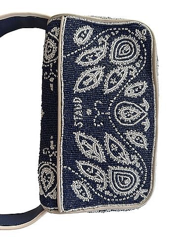 STAUD Tommy Beaded Bag Leather Crossbody Bag (view 2)