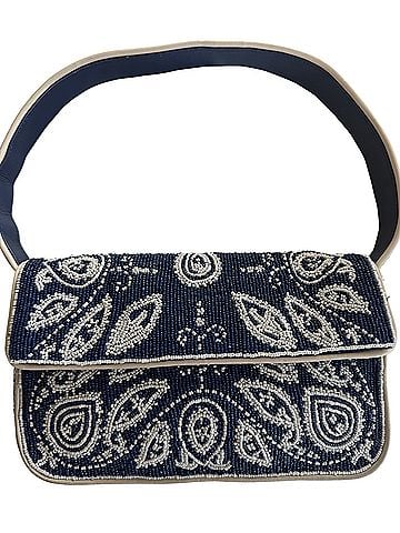 STAUD Tommy Beaded Bag Leather Crossbody Bag (view 1)