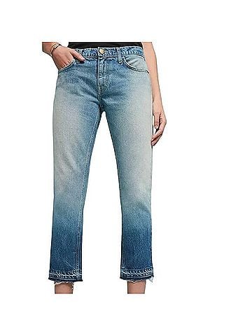 Current/Elliott The Cropped Straight Jeans (view 1)