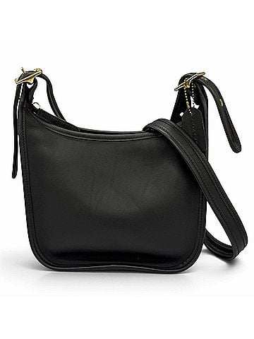 Coach COACH Vintage 9950 Old Coach Charm Glove Leather Shoulder Bag Black Women's (view 1)
